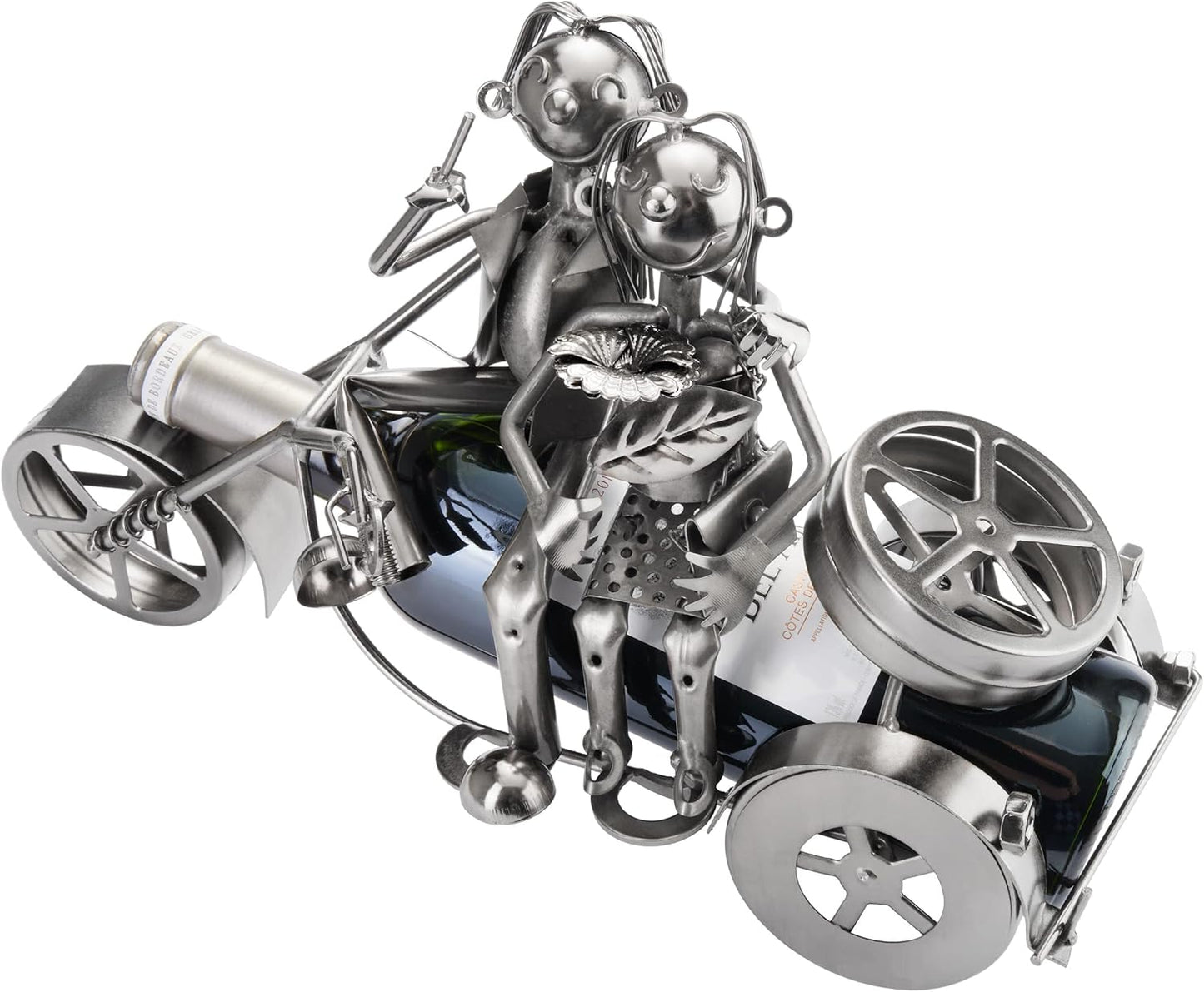 Flaschenhalter Paar auf einem Motorrad