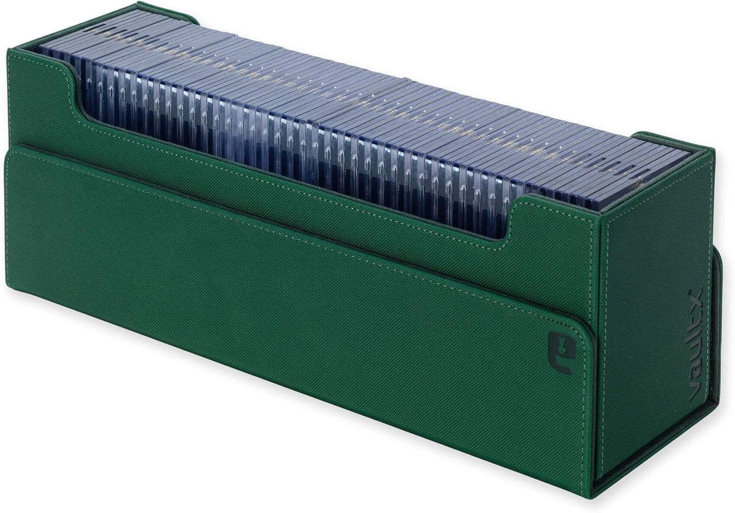 Aufbewahrungsbox für Trading Cards, mit Trennwänden, Green