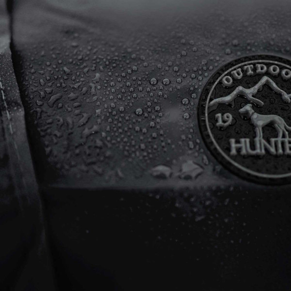 Uppsala Rain - Hunde-Regenmantel, schwarz, 60