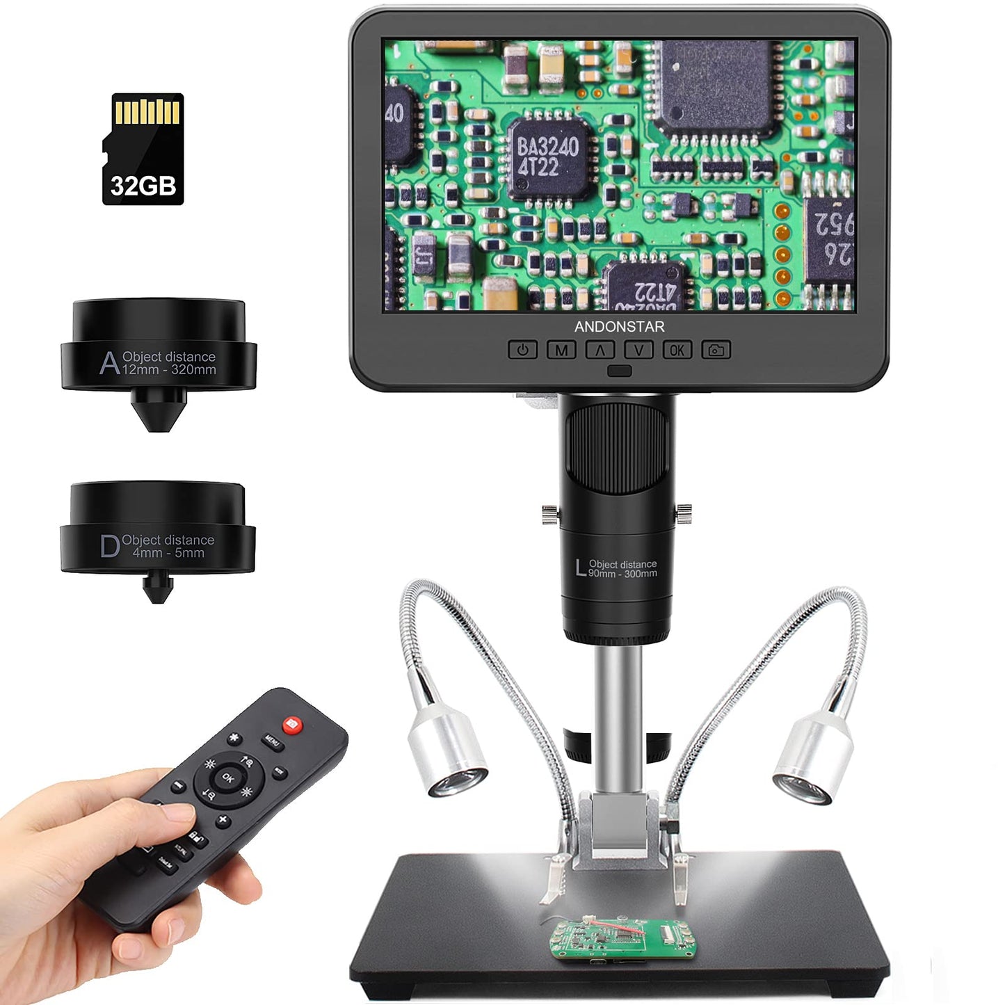 AD246S HDMI Digitalmikroskop, 7-Zoll-Display (HDMI) - AD246S
