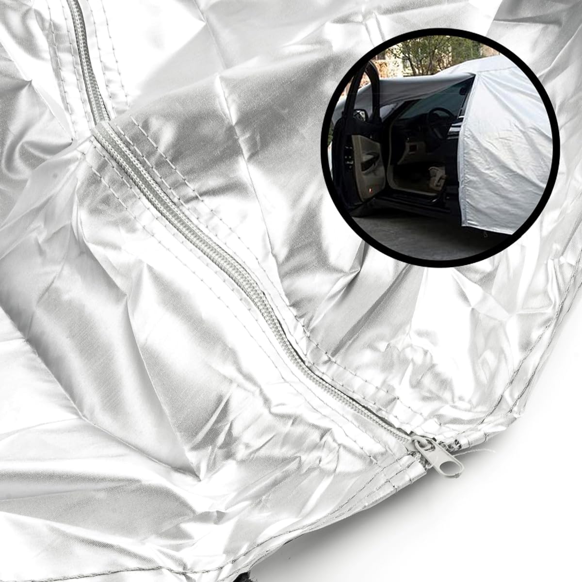 Outdoor Autoabdeckung ‎LP-5242 wasserdicht, wetterfest, L Silber