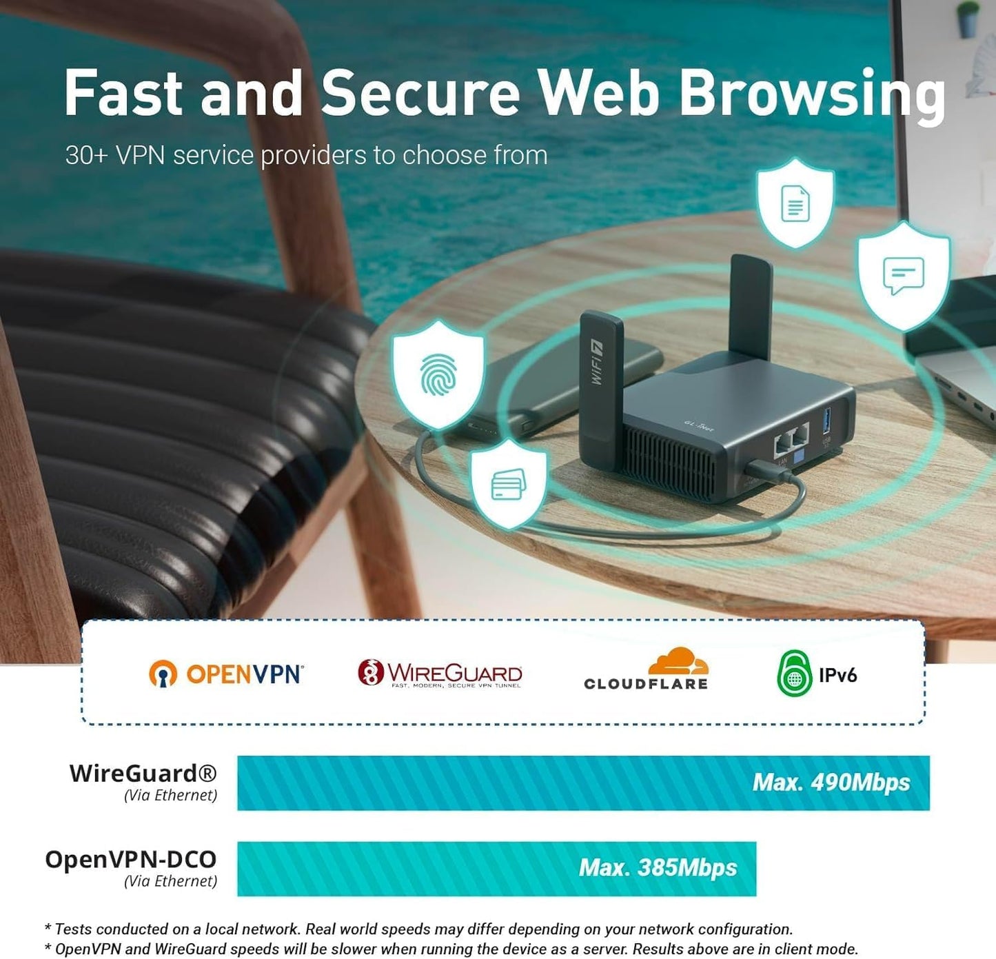 Mobile Reise-WLAN-Router GL-BE3600 Slate 7