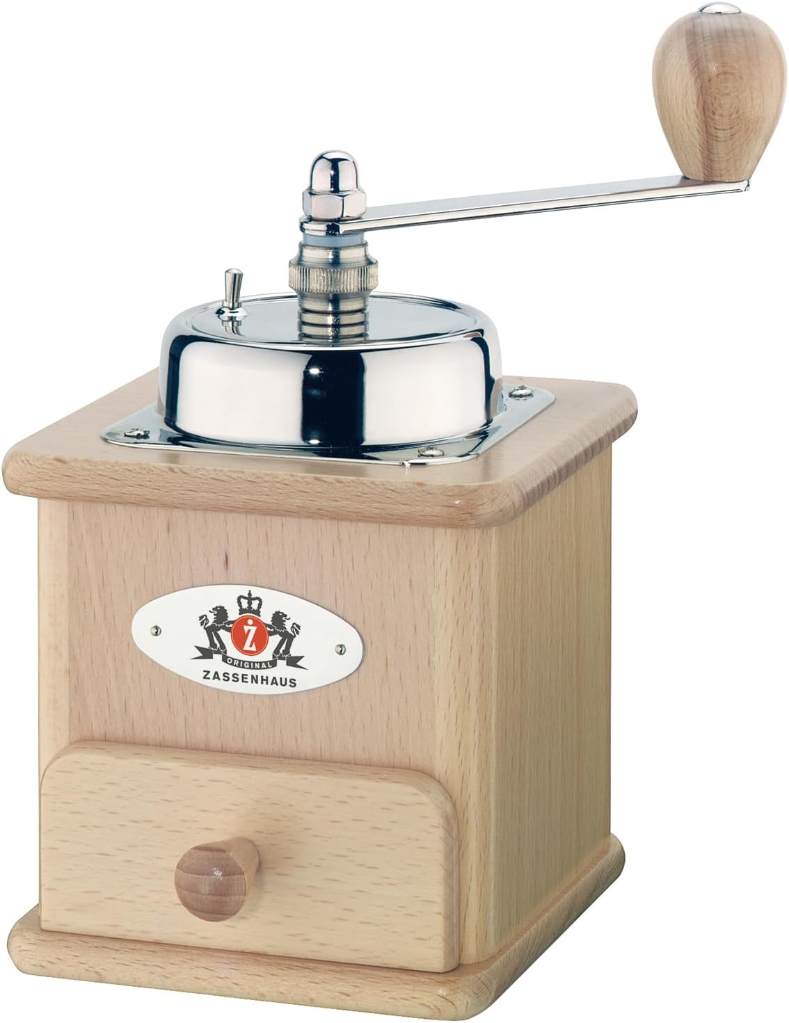 Manuelle Kaffeemühle Brasilia mit Mahlgradverstellung, natur