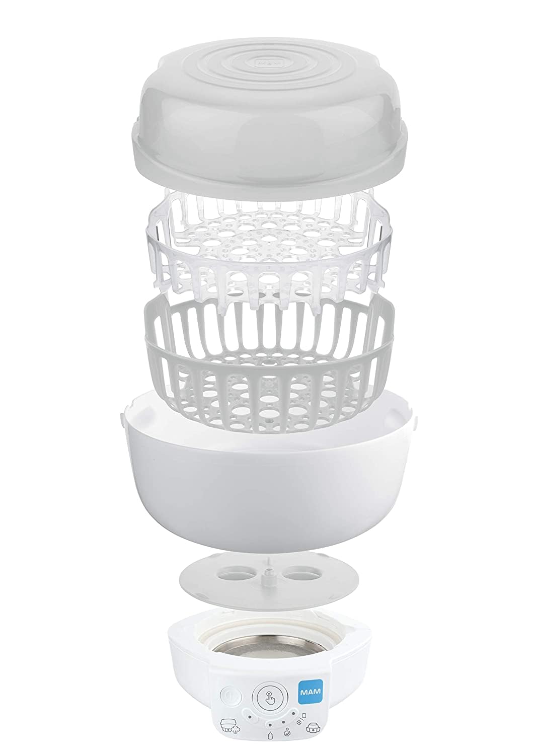 6-in-1 Babyflaschen Sterilisator und Wärmer-Set, 6in1 Sterilisator