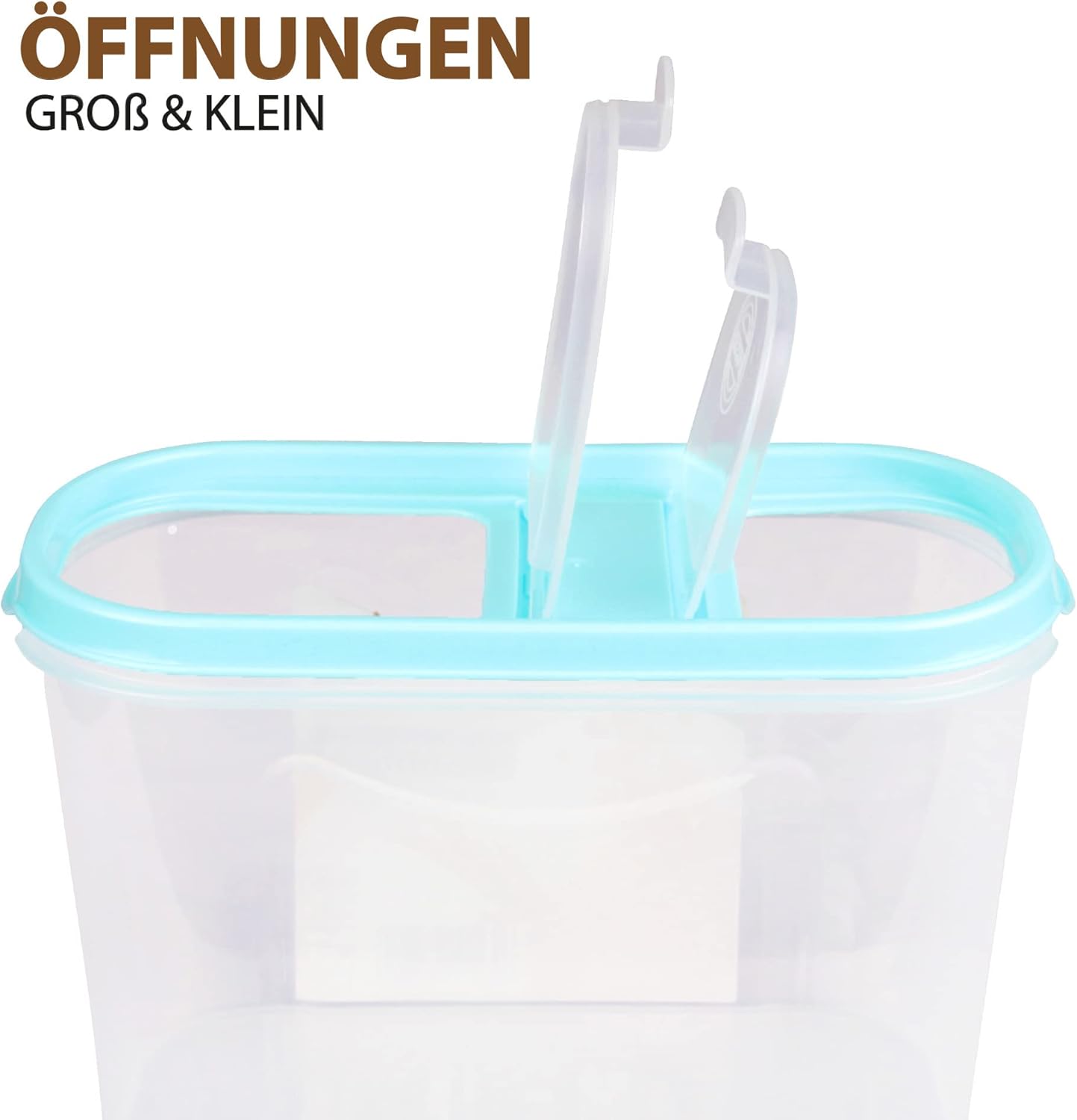 3-teiliges Schüttdosen-Set luftdicht, Mix 3 x 1,4 Liter ( 3 Stück )