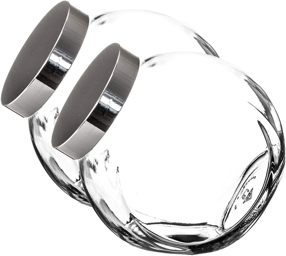 Bonbonglas-Set mit Schraubdeckel
