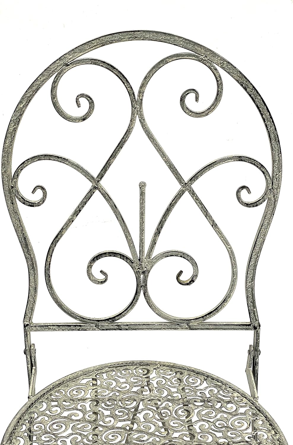 Metall-Gartenstuhl im Vintage-Stil