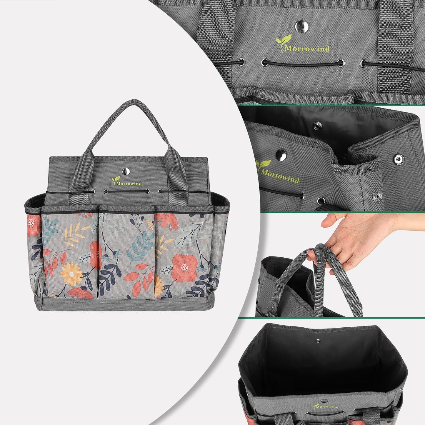 Garten Werkzeugtasche, Floral Rot