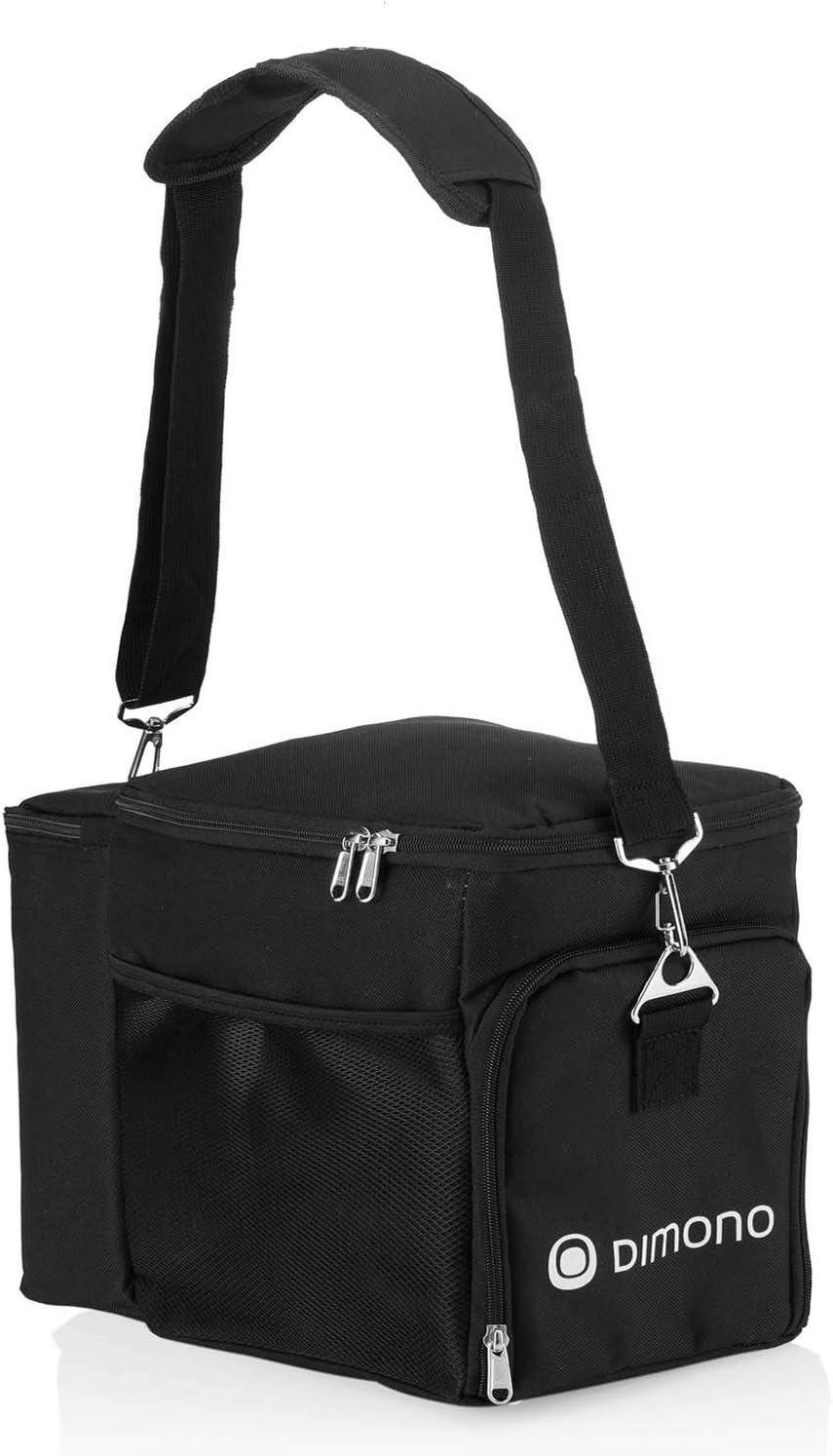 Kühltasche inkl. 3 Boxen & Kühlakku, Schwarz