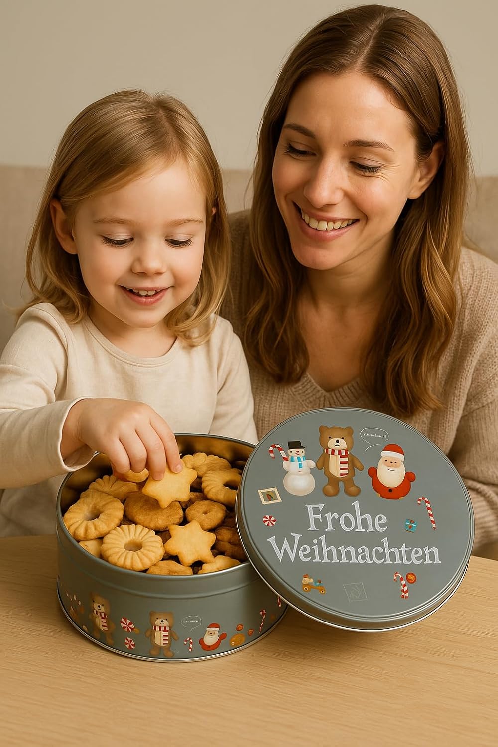 3er-Set Plätzchendosen, Frohe Weihnachten