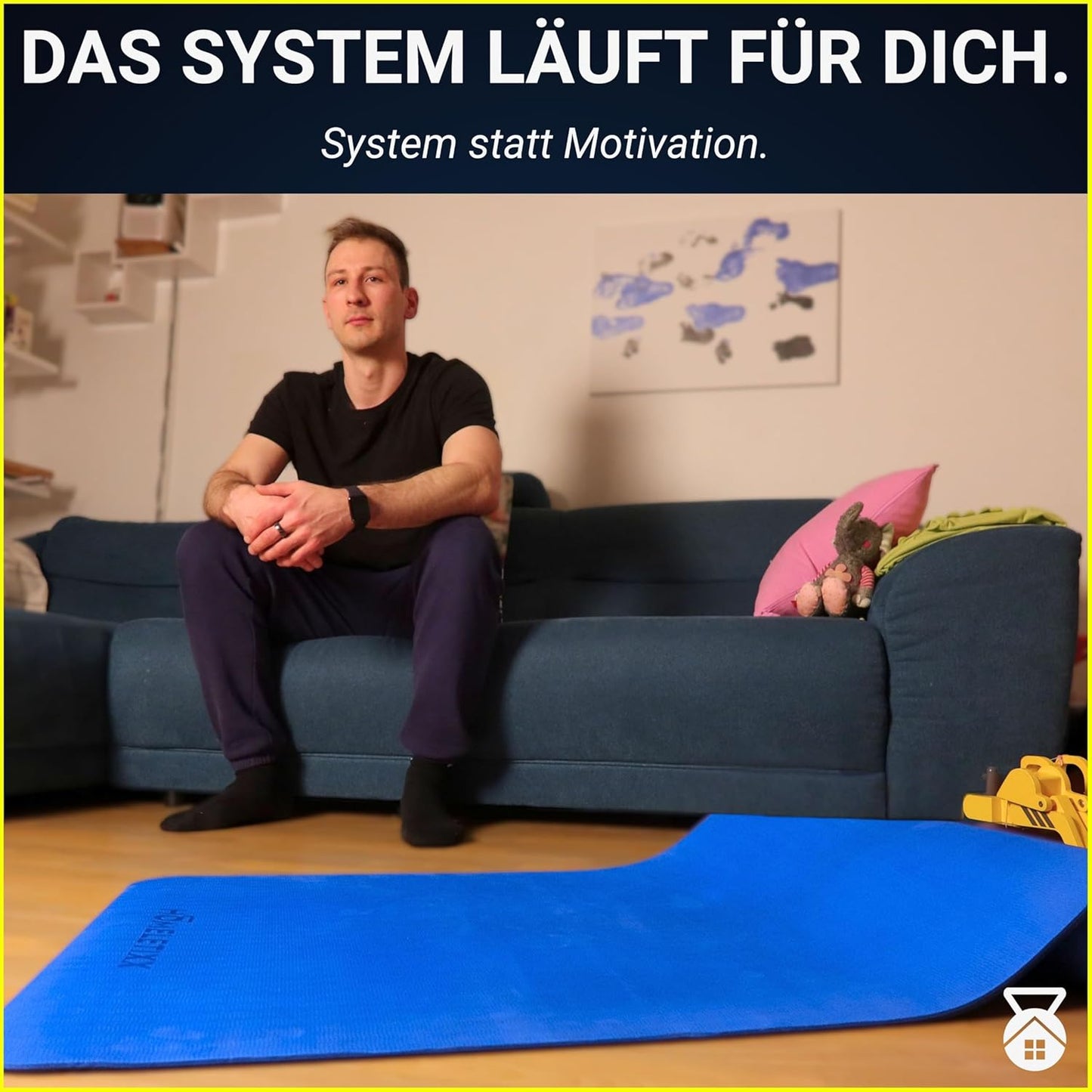Rutschfeste Fitnessmatte