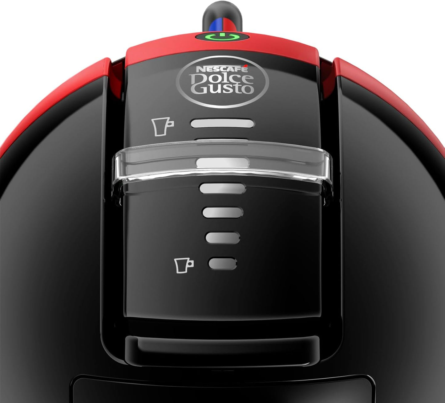 Mini Me Kapselmaschine, 0,8 L Schwarz/Cherry Red