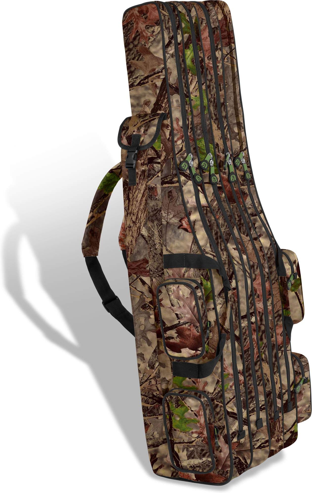 Rutentasche Angelkoffer mit 4 Innenfächern, Hunting Camo 4 Innenfächer 170 cm