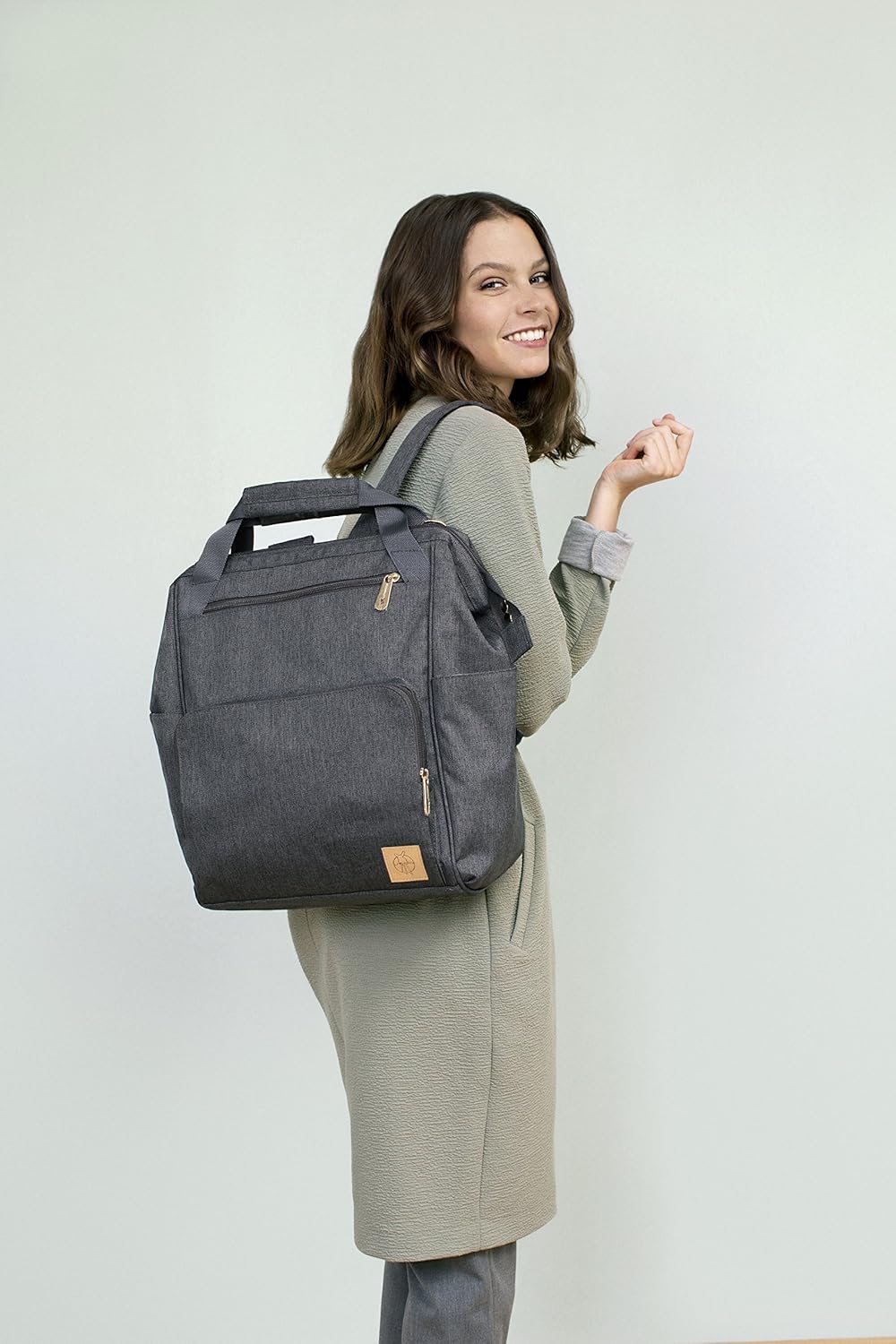 Wickelrucksack Goldie Backpack, Anthrazit