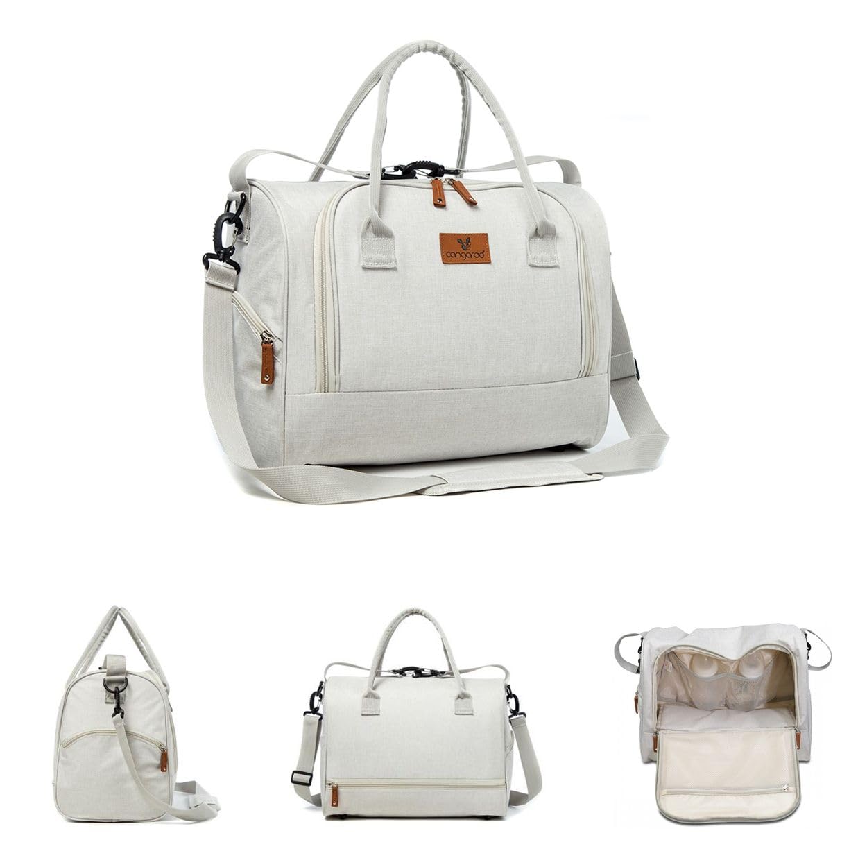 Wickeltasche Jossie, Beige
