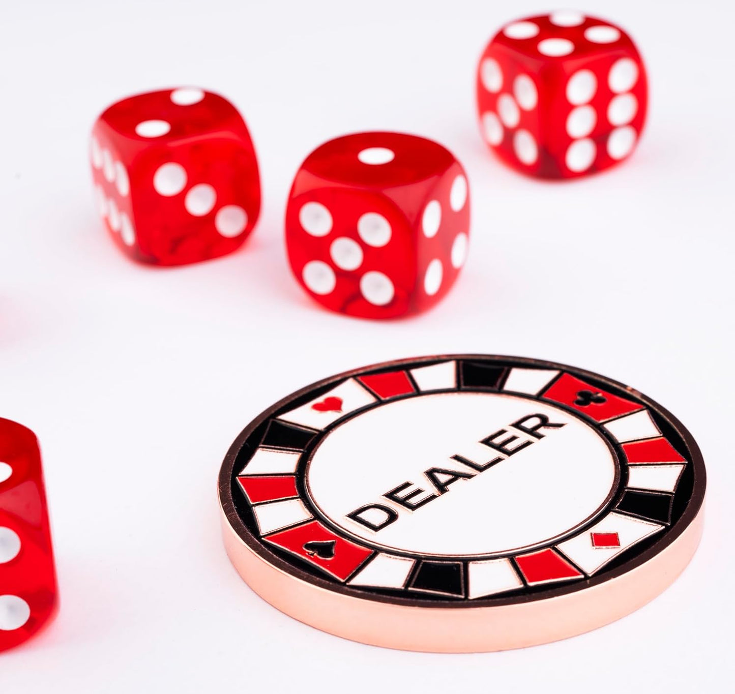 Pokerkoffer mit 300 Chips und Zubehör, 14 Gr - mit Werten 300 Chips 14 g