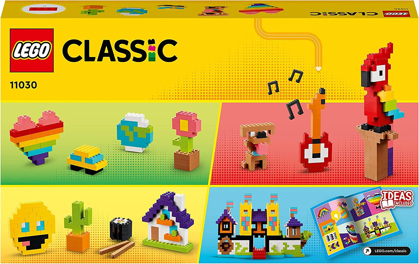 11030 Classic Grosses Kreativ-Bauset, Konstruktionsspielzeug, Single
