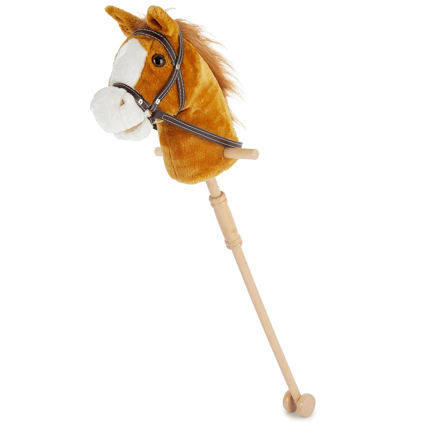 Steckenpferd - Holzpferd für Kinder, Braun