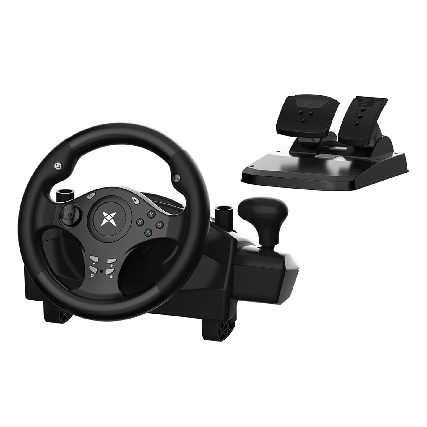 R270 Gaming Lenkrad mit Pedalen und Vibrationseffekt (270°)