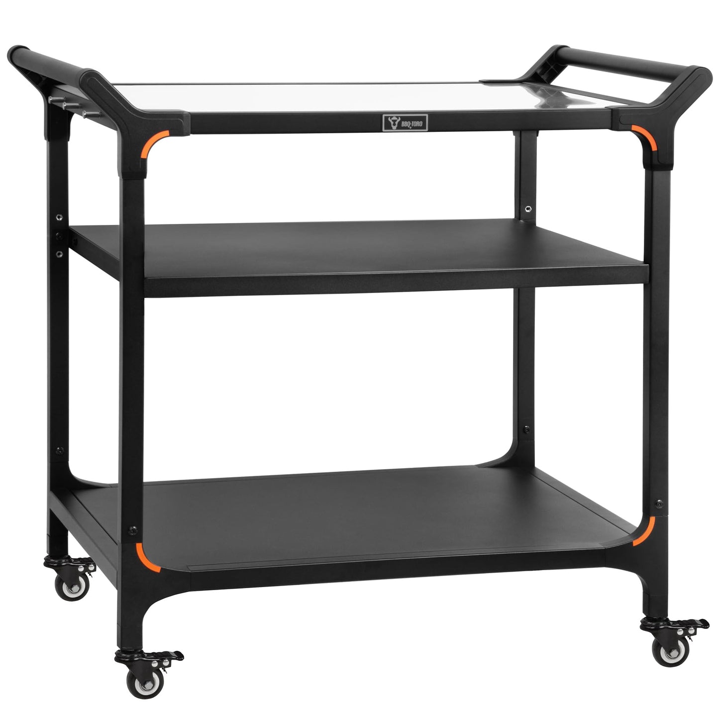 Grillwagen mit Ablagen, 3 Ablagen (94 x 61 x 90 cm)