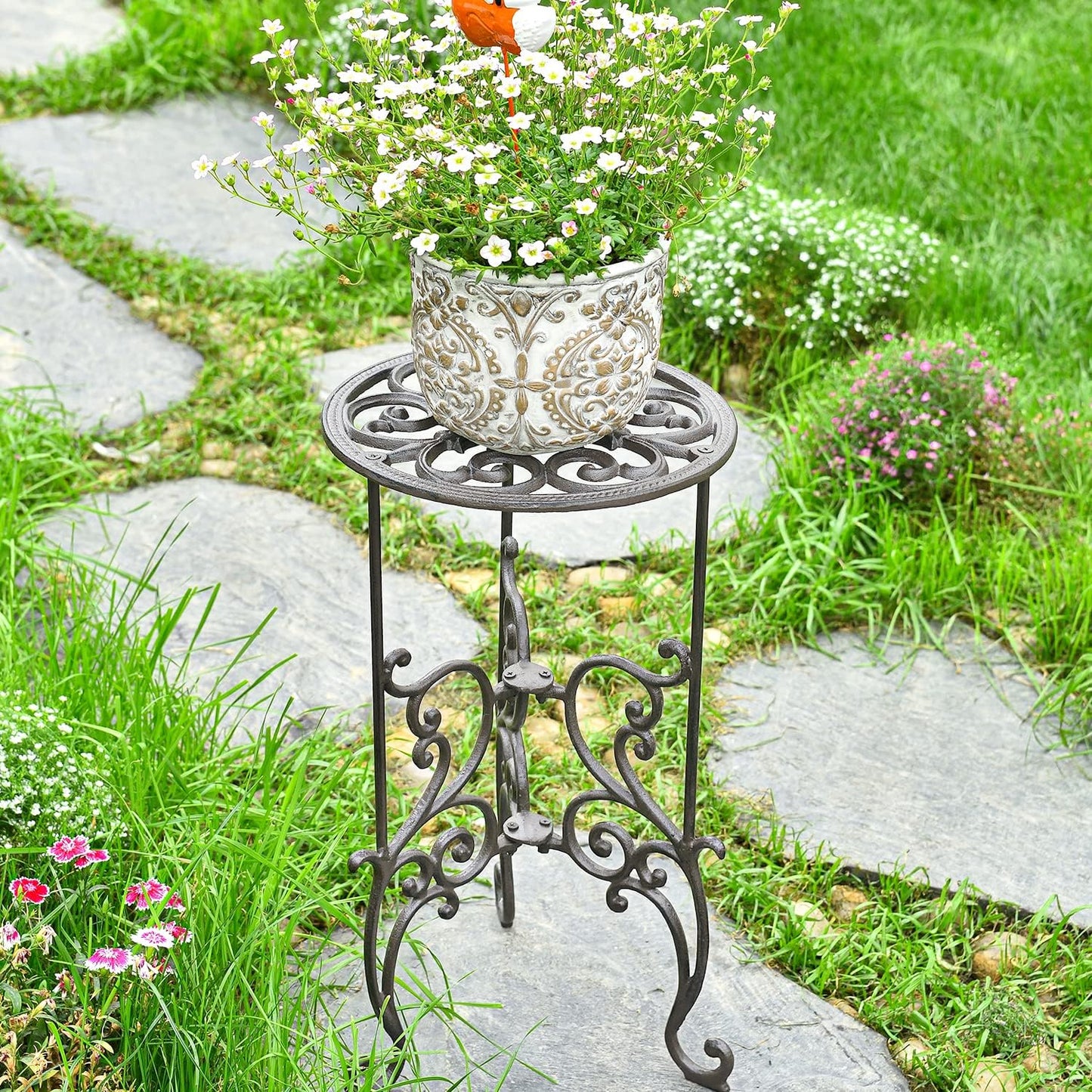 Robuster Topfpflanzenständer, 1-Tier Stand & 19.3Inch Tall