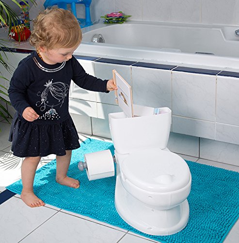 Kindertoilette mit realistischem Design, Weiß
