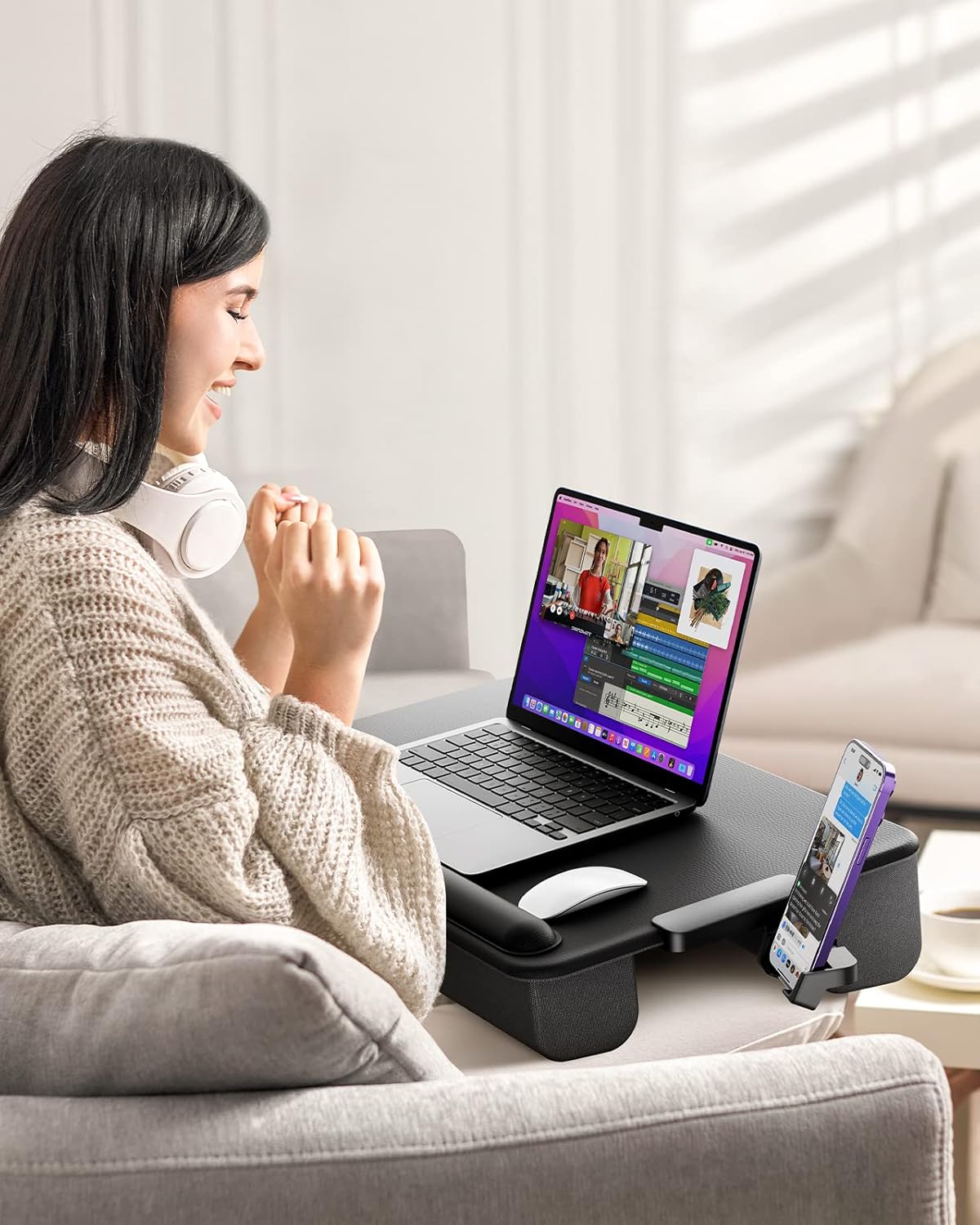 Laptopkissen, Schwarz