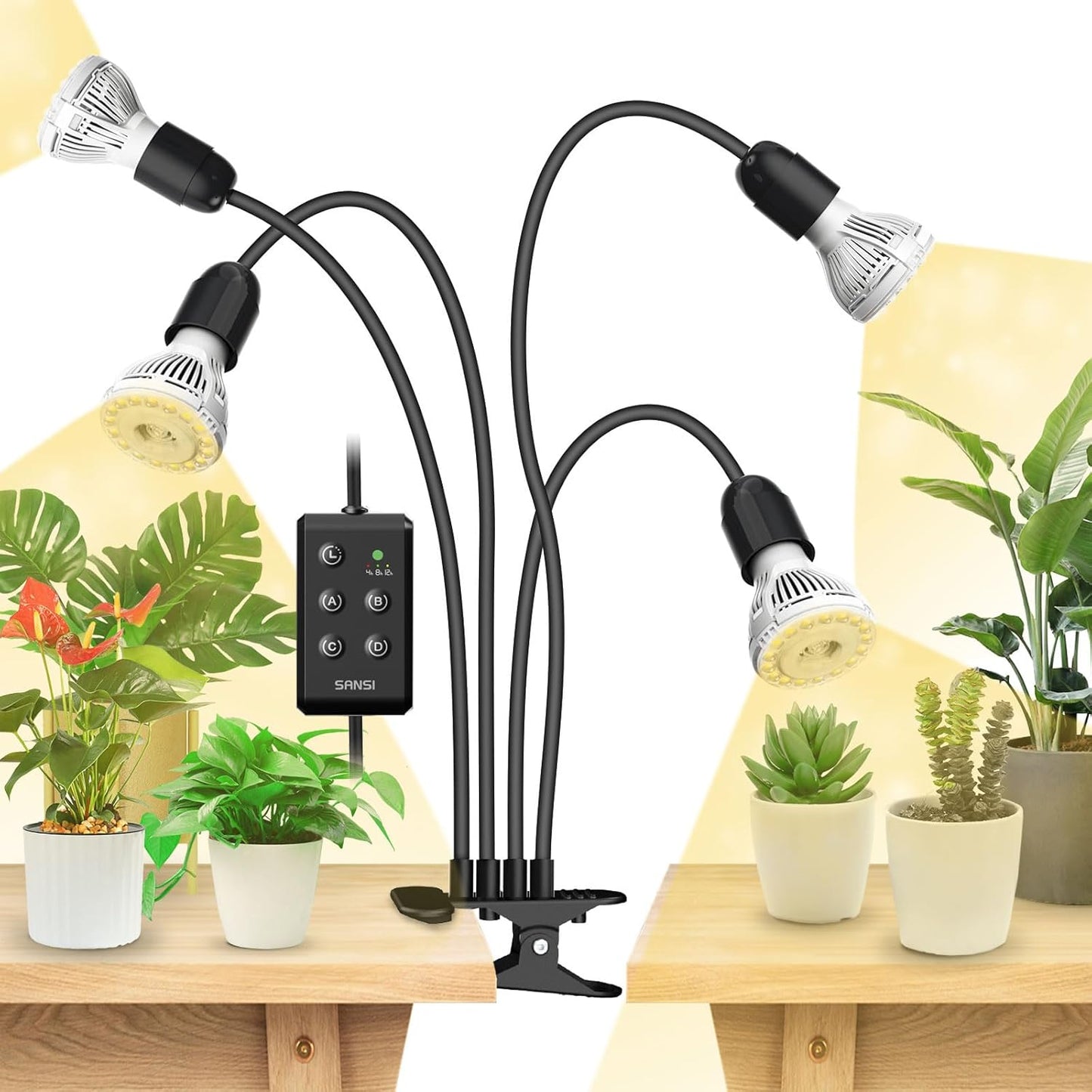 LED-Pflanzenlampe, 40W mit Timer