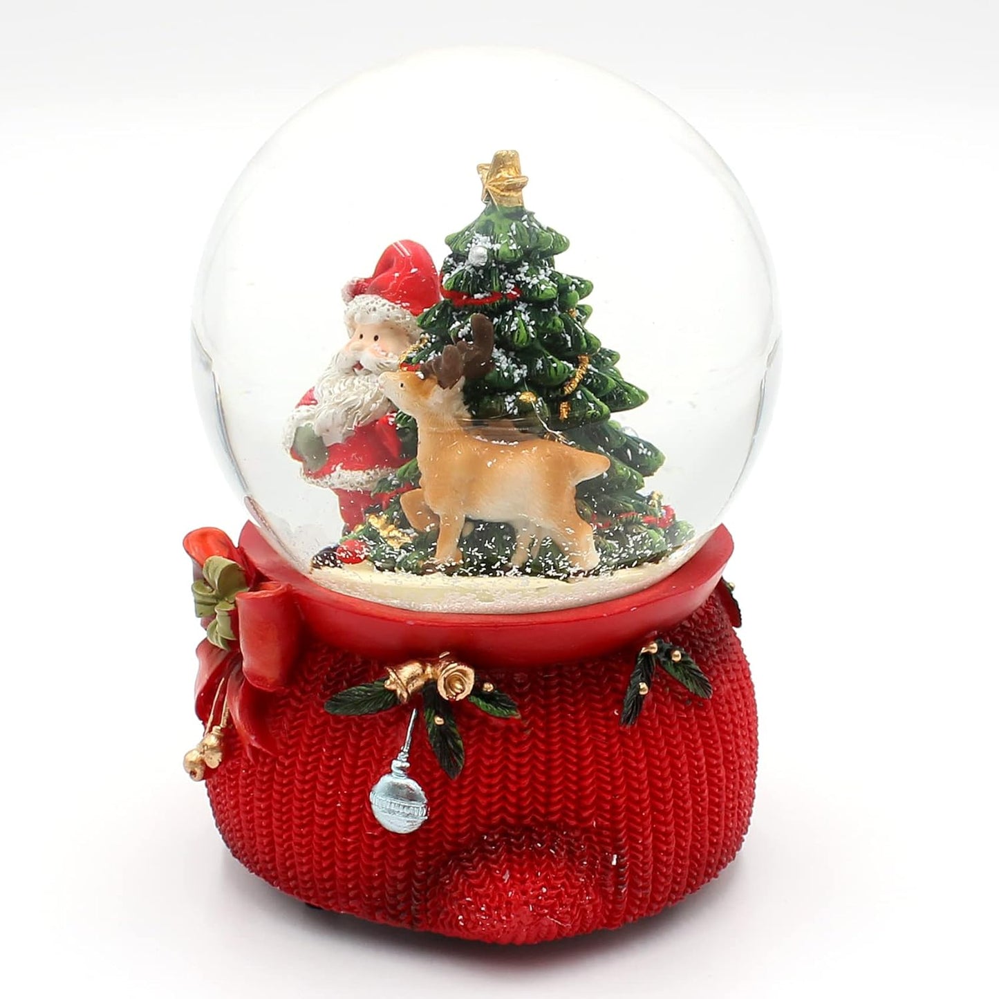 Schneekugel, Santa-reh