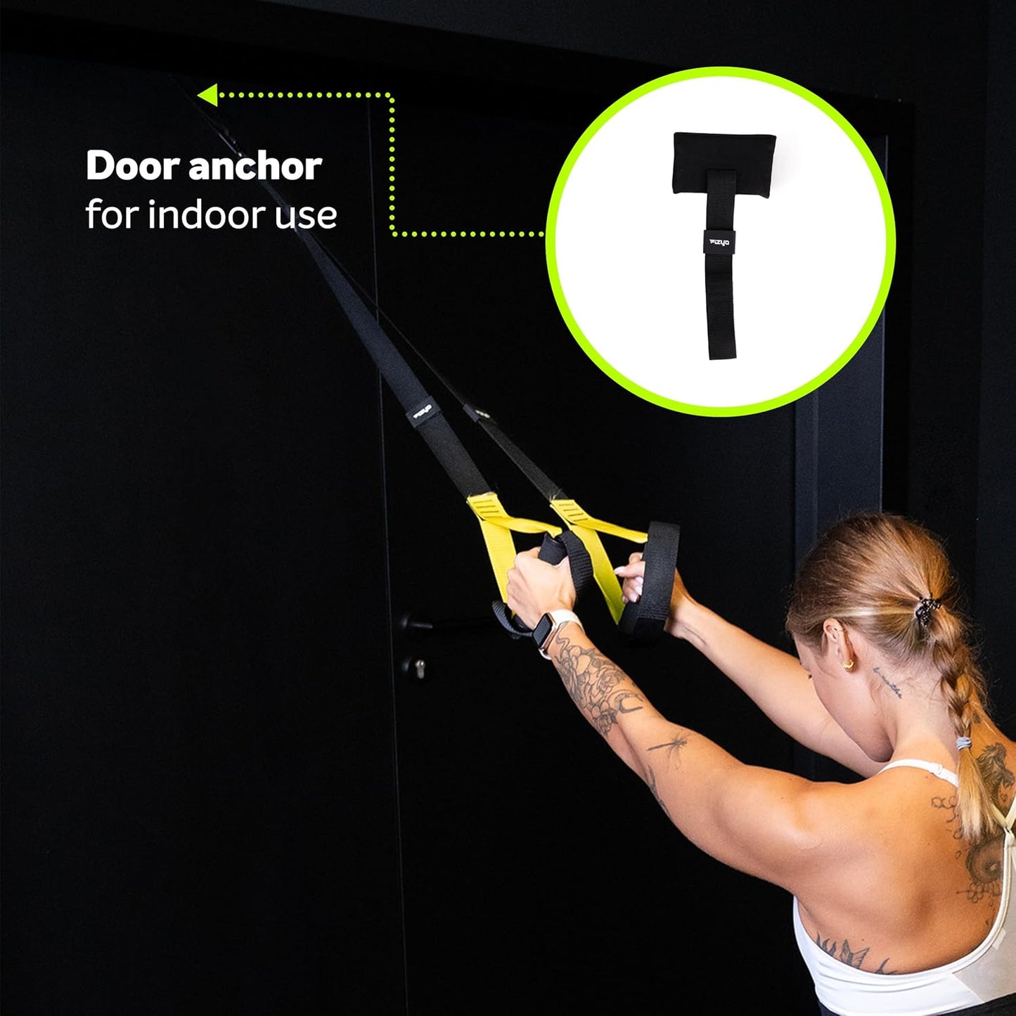 Schlingentrainer mit Türanker für Krafttraining