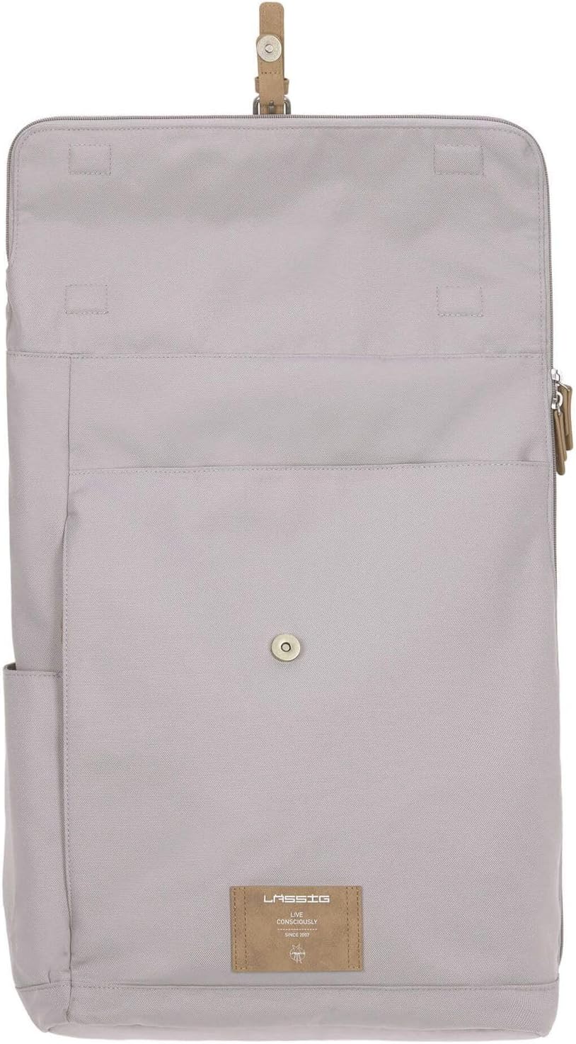 Rolltop Wickelrucksack, Grau