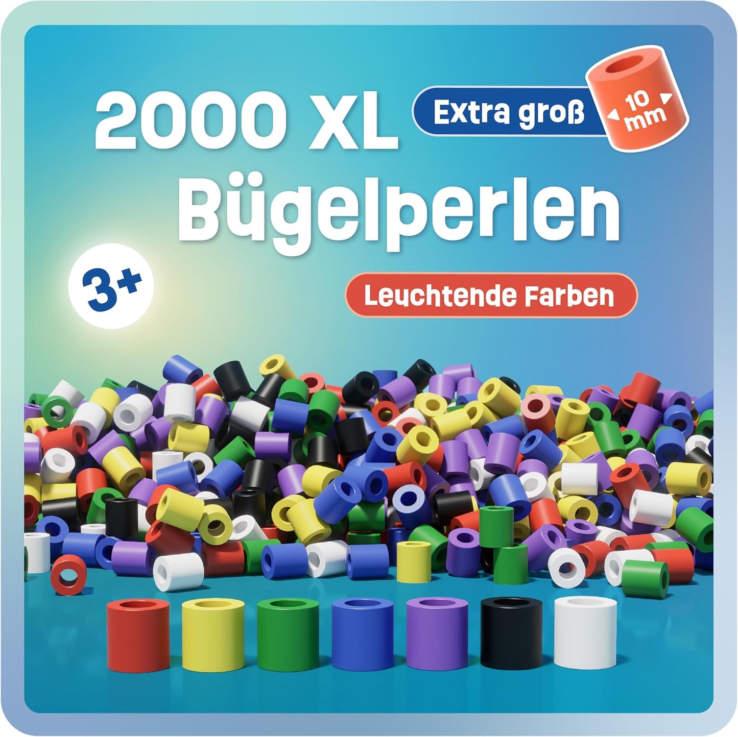 XL Bügelperlen-Set, 2000
