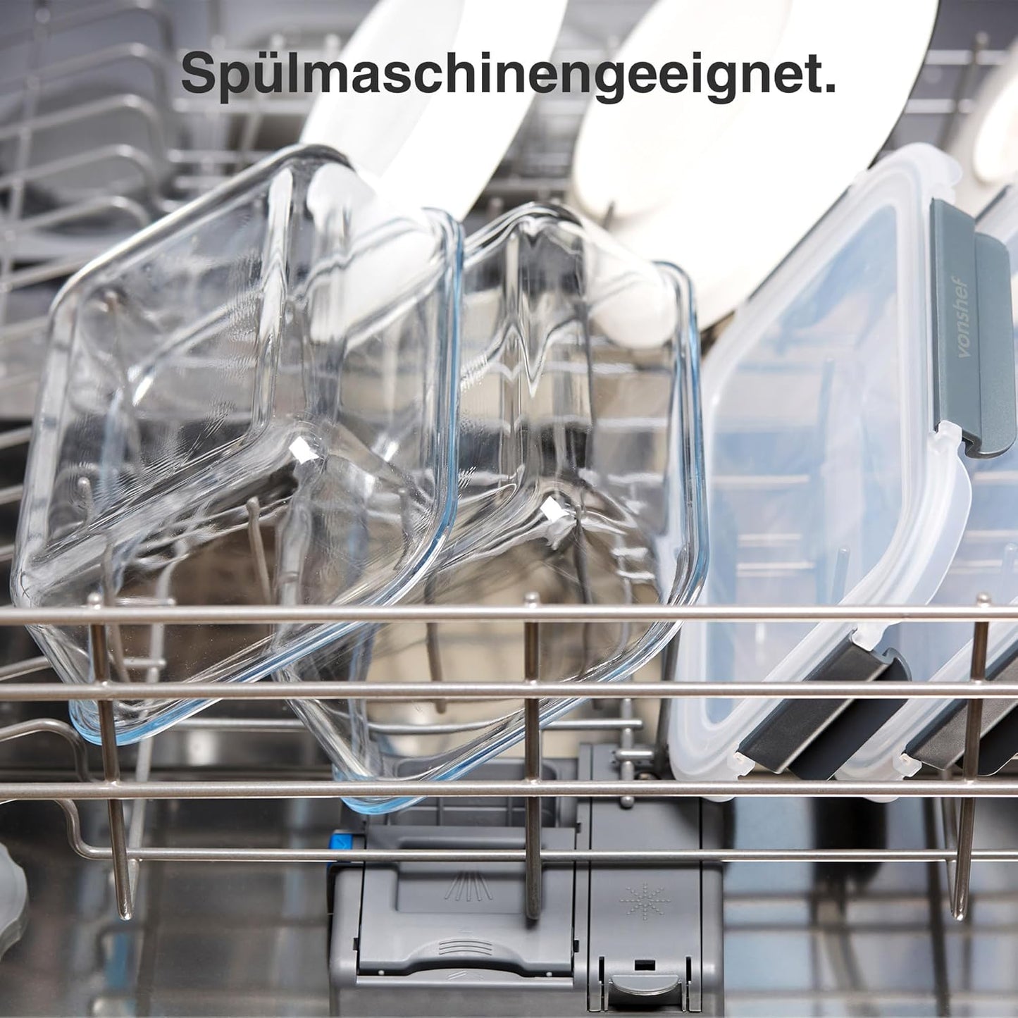 5er-Set Glas-Mealprepboxen, 5 Teiliges (1L)