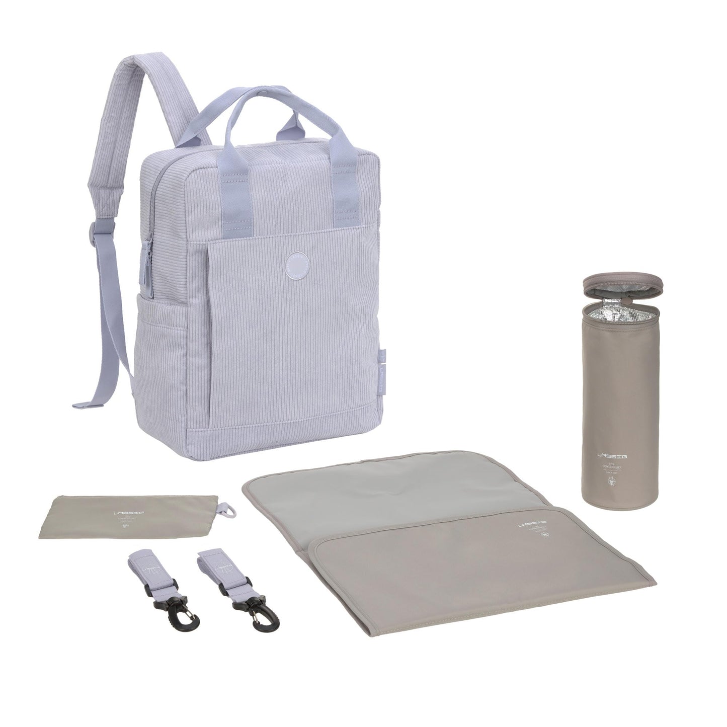 Wickelrucksack Vividal, Cord Lilac