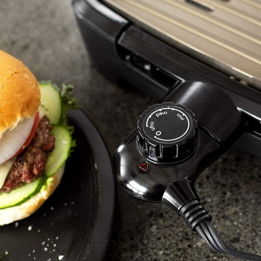 Smokeless Indoor Tischgrill mit Fettauffangschale, Tischgrill