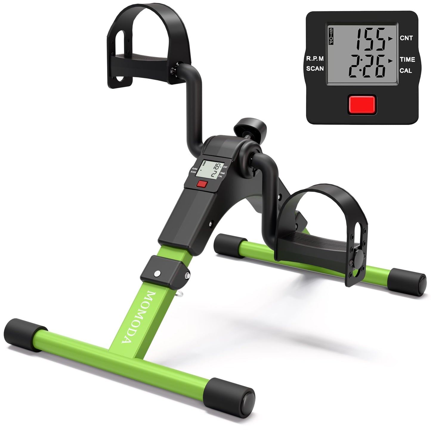 Pedaltrainer mit LCD-Monitor, Grün