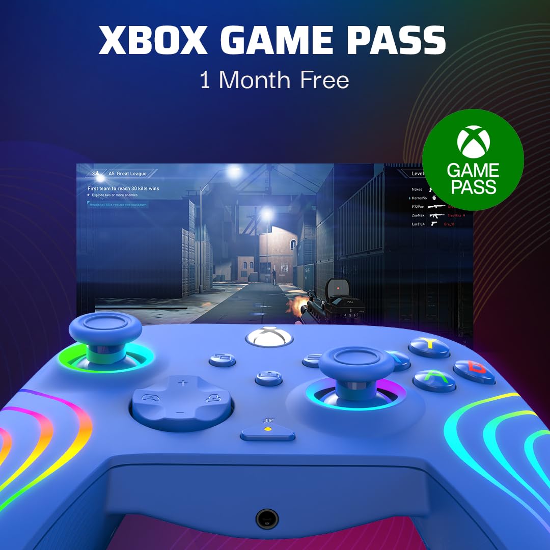 Afterglow Wave Controller für Xbox, Blau