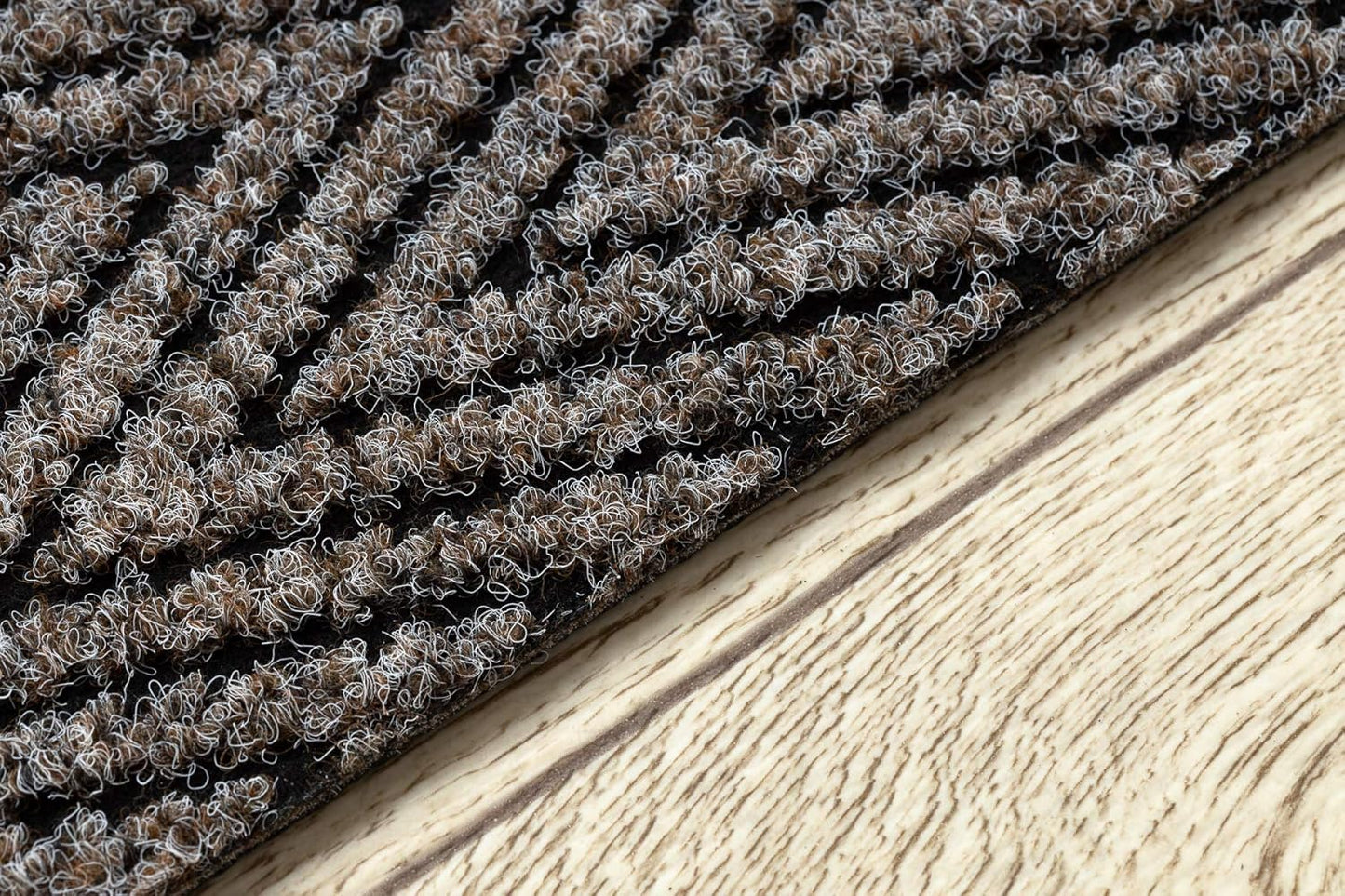 Rutschfeste Fussmatte, 100 x 440 cm Magnus Beige