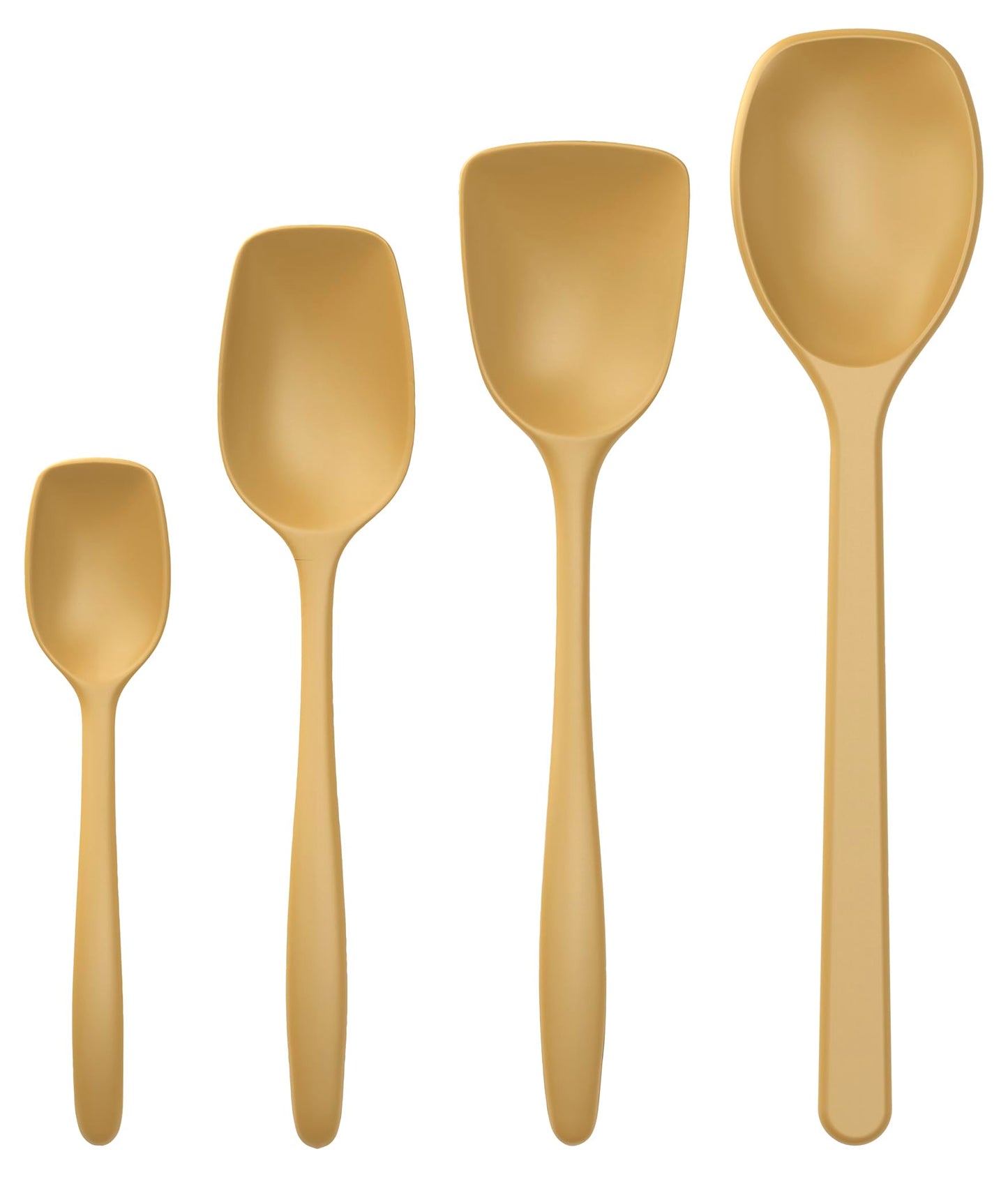 Classic 4-teiliges Kochlöffel-Set , hitzebeständig, Curry One Size