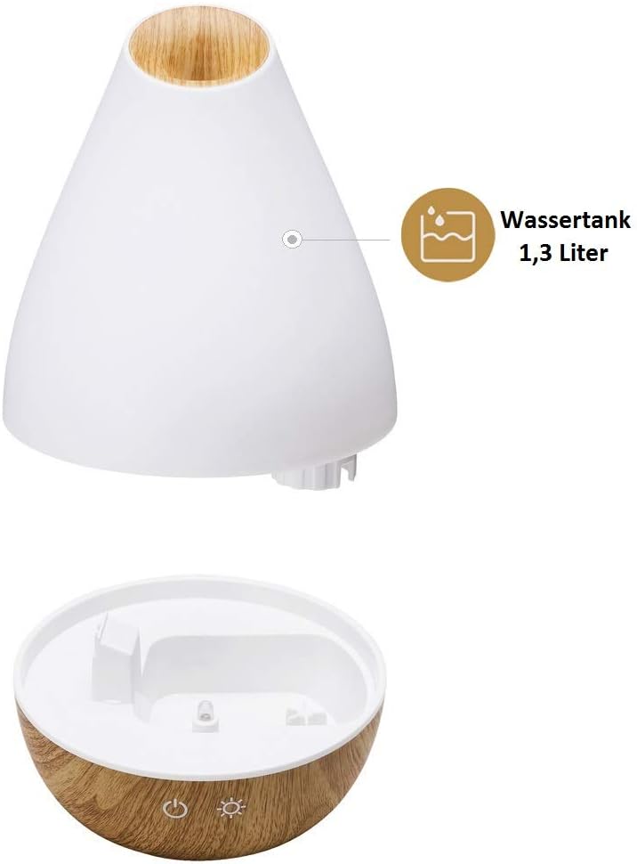 Aroma Diffuser Al-1300 Ws mit LED Licht, 1300 ml