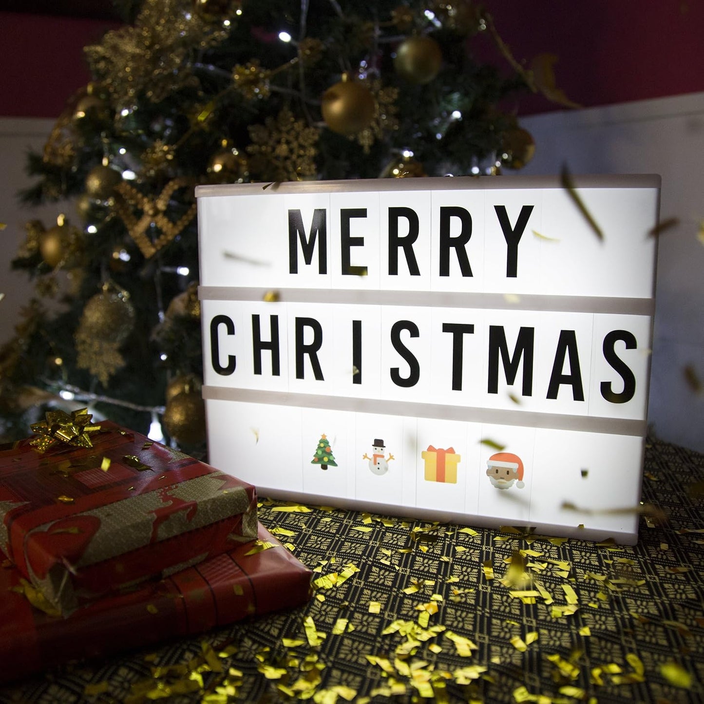 Light Box A4 mit 400 Buchstaben & Emojis, Original