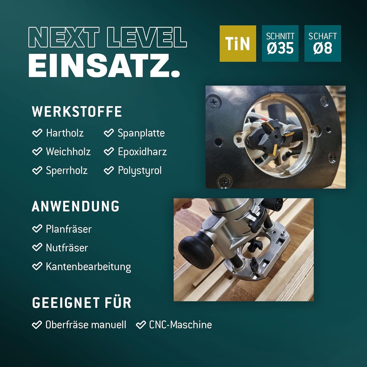 NeoTwister - Planfräser, Planfräser "NeoTwister" Ø 35 mm