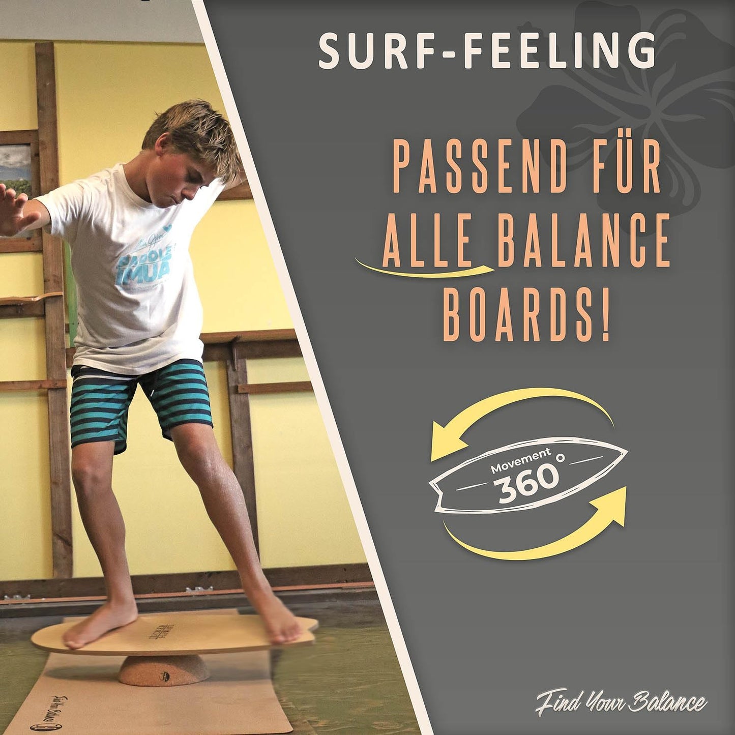 Kork-Halbkugel für Balance Boards