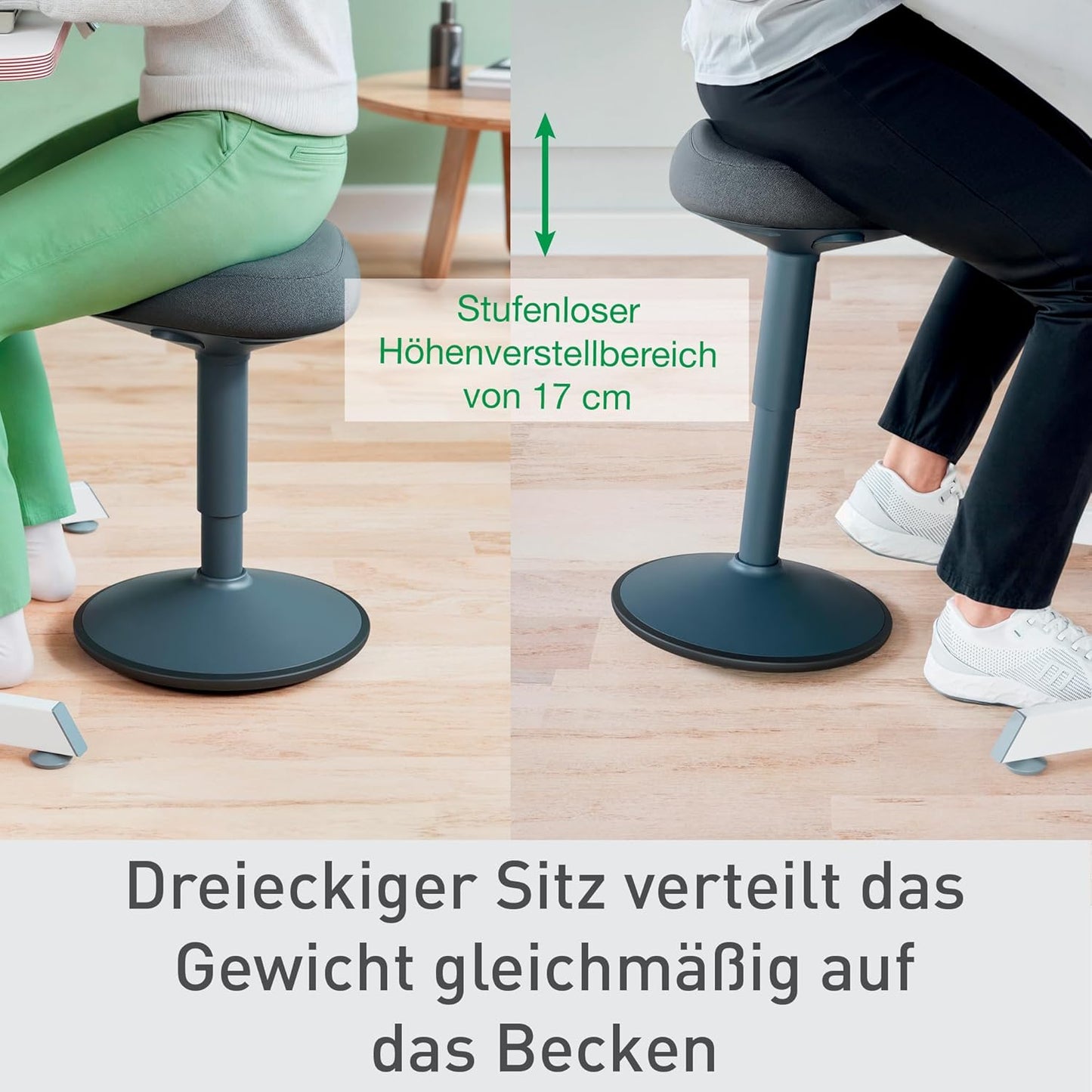 Ergo Active, Dunkelgrau Sitzhocker