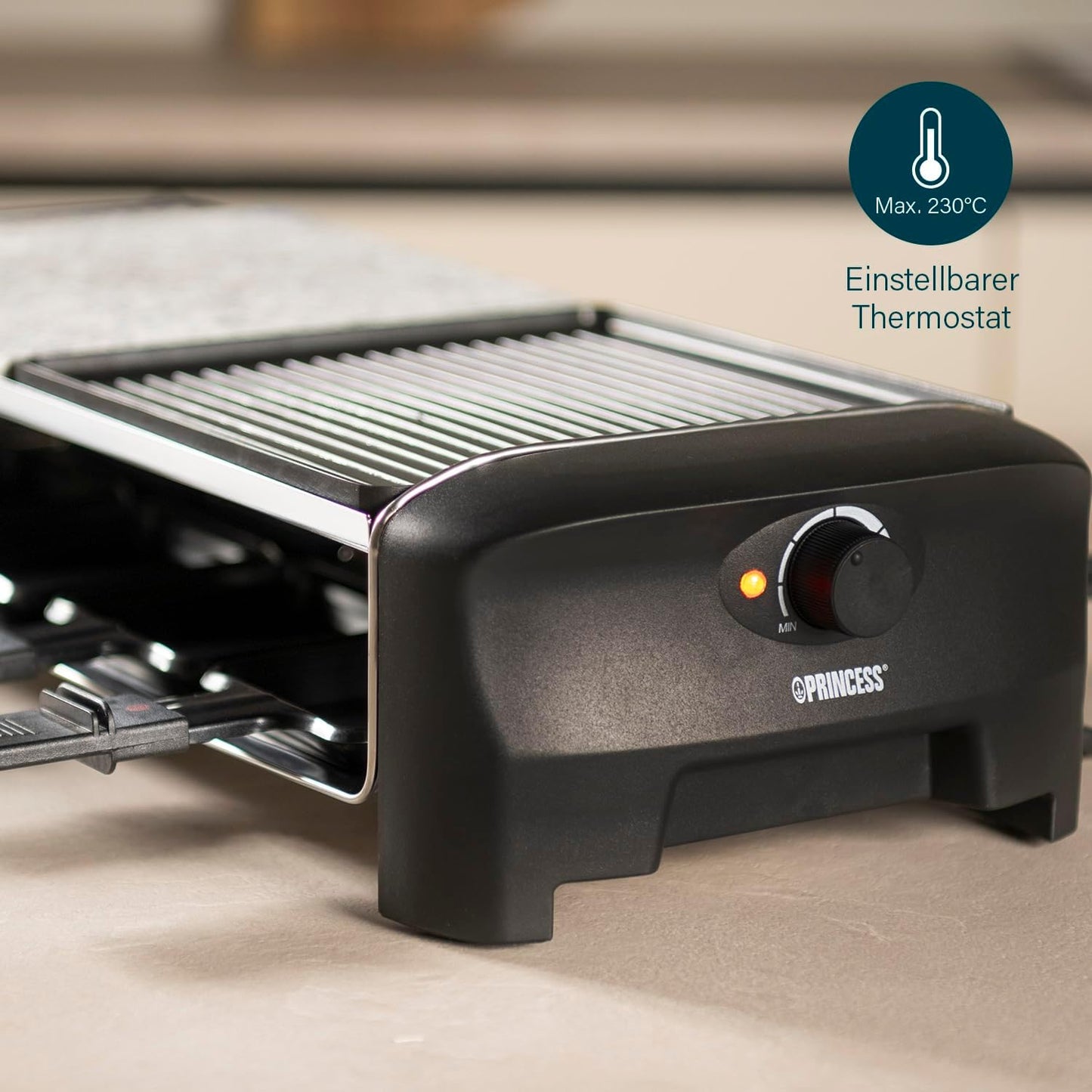 162820 Raclette 8 Stone & Grill Party, Steingrill, für 8 Personen