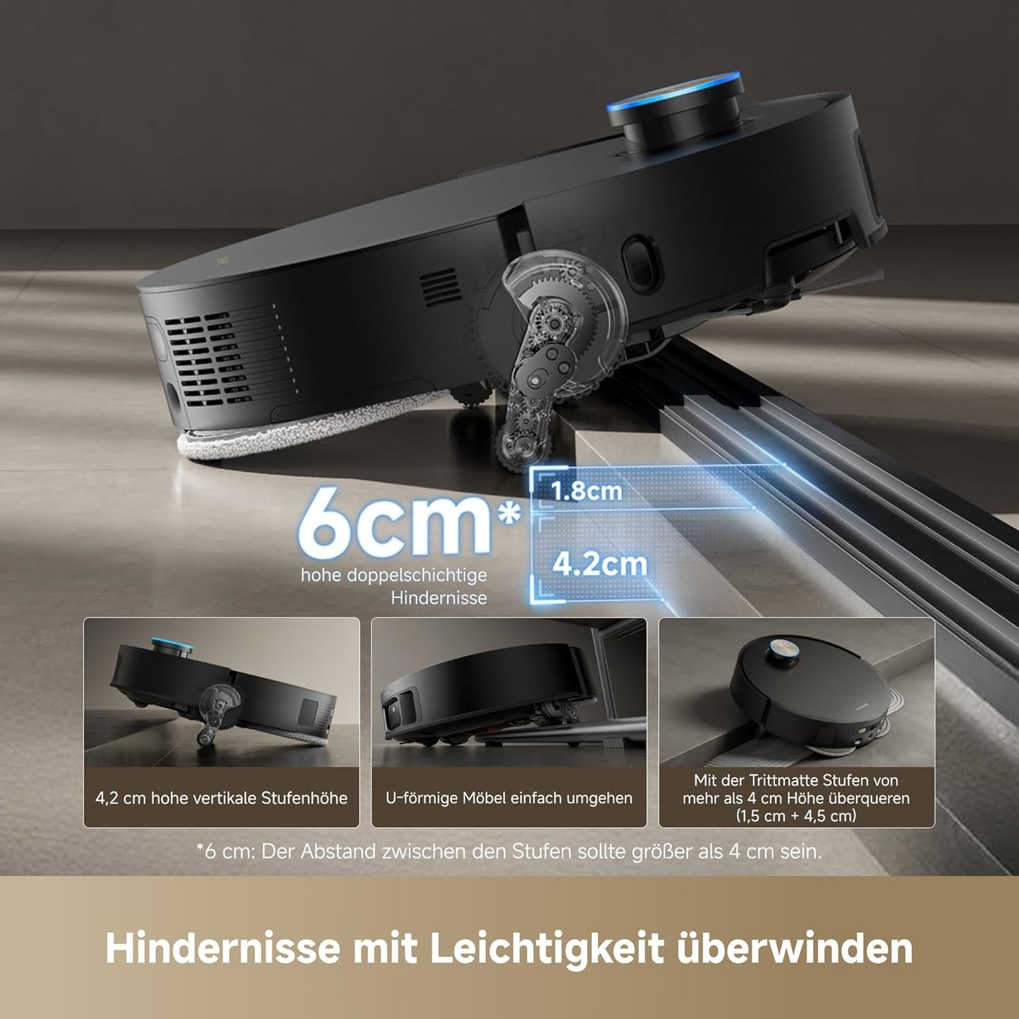 Staubsaugerroboter X50 Master mit 360° Navigation, X50 Master