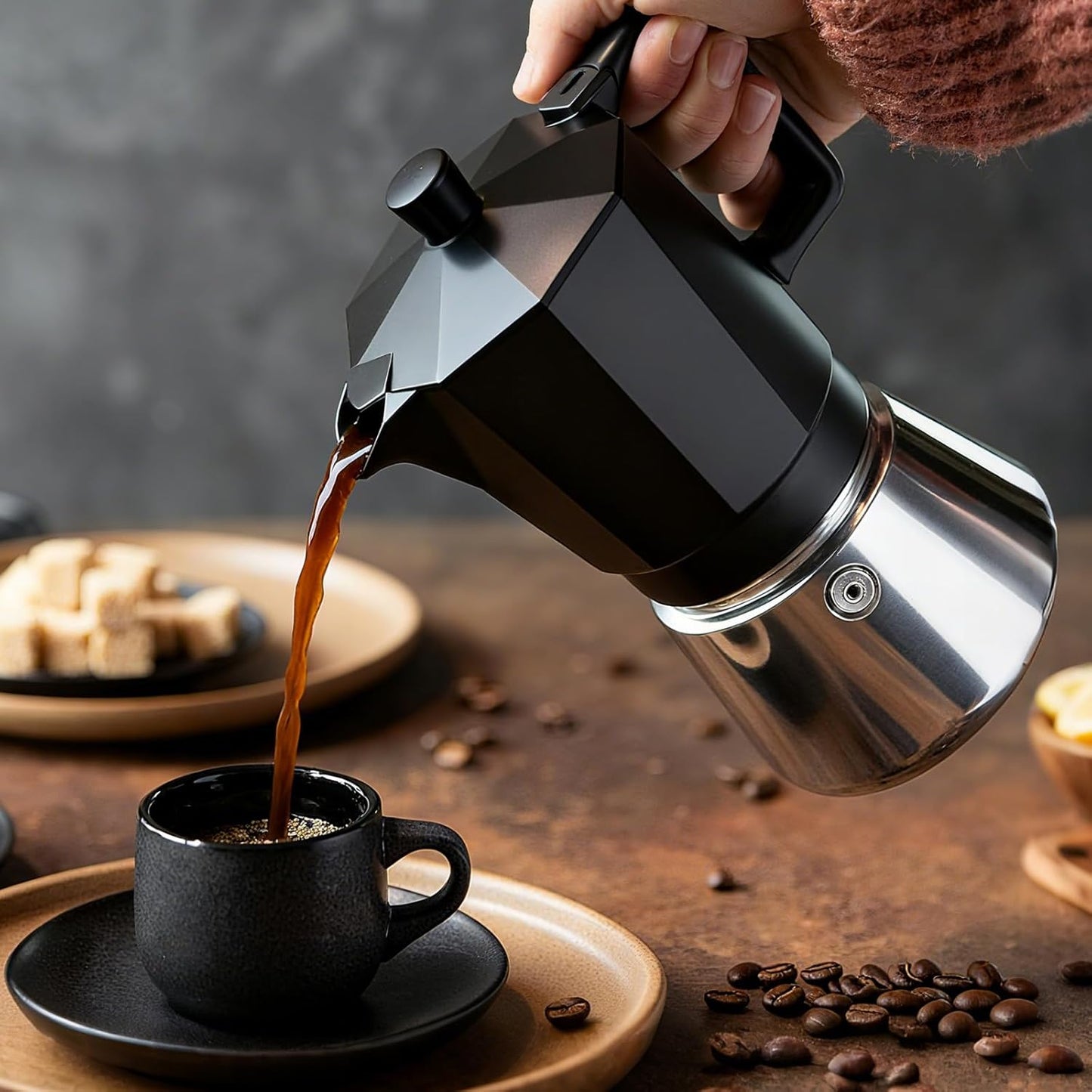 Espressokocher, Black And White