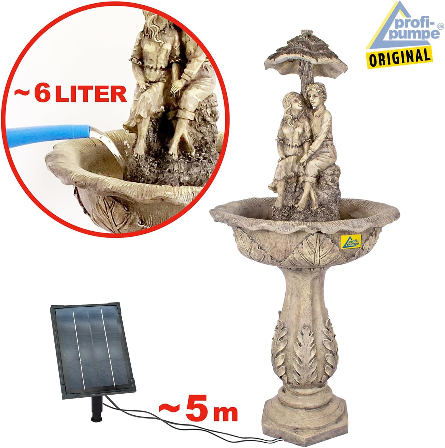 Solar-Gartenbrunnen, 7-TD01103