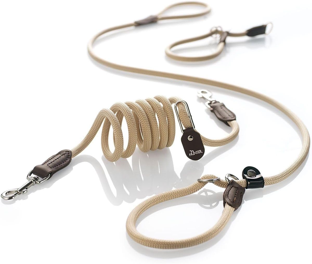 Retriever-Leine Freestyle, beige 8/120