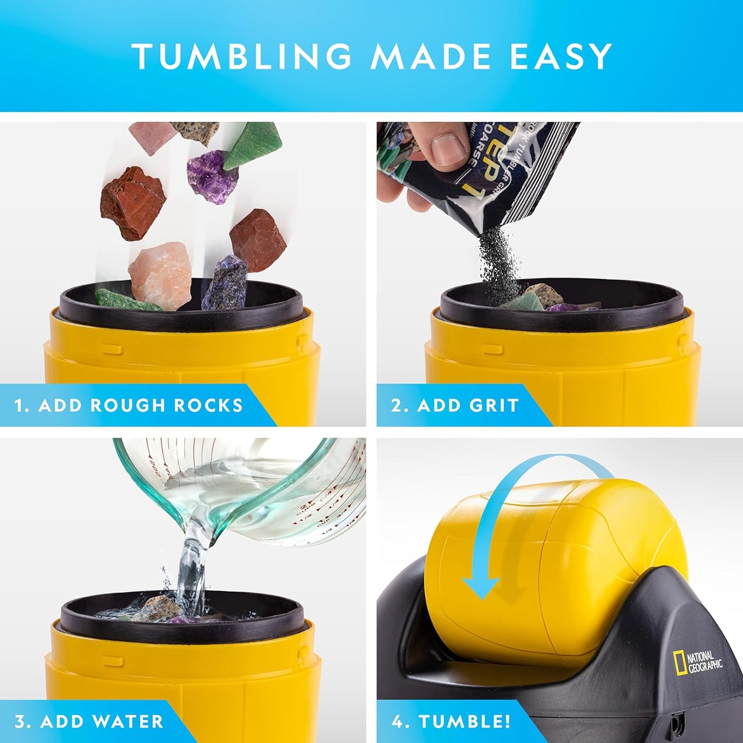 Geographic Starter Rock Tumbler Kit